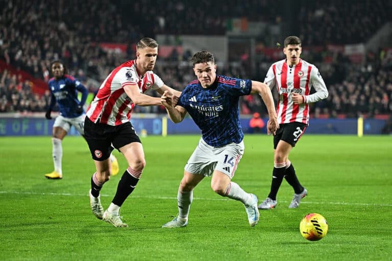 «Arsenal» «Brentford» bilan durang o‘ynab, chempionlik poygasida ochko yo‘qotdi
