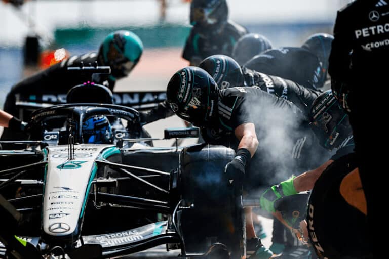 Russell Sets the Pace as First Bahrain Test Nears Conclusion