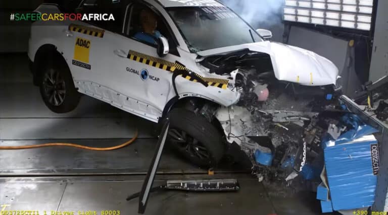 Chery Tiggo 7 Pro krash-testda muvaffaqiyatsizlikka uchradi