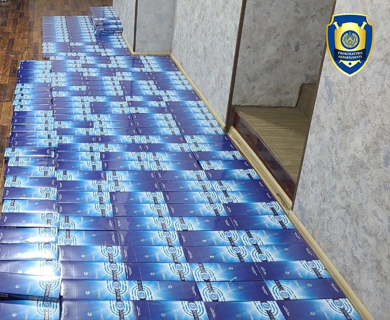 Farg‘onada aksizsiz 2,4 ming quti tamaki olib o‘tgan shaxs ushlandi