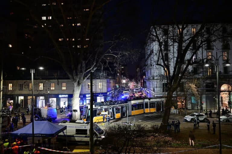 Milan Tram Derailment Kills Two and Injures Up to 40 After Crash Into Building