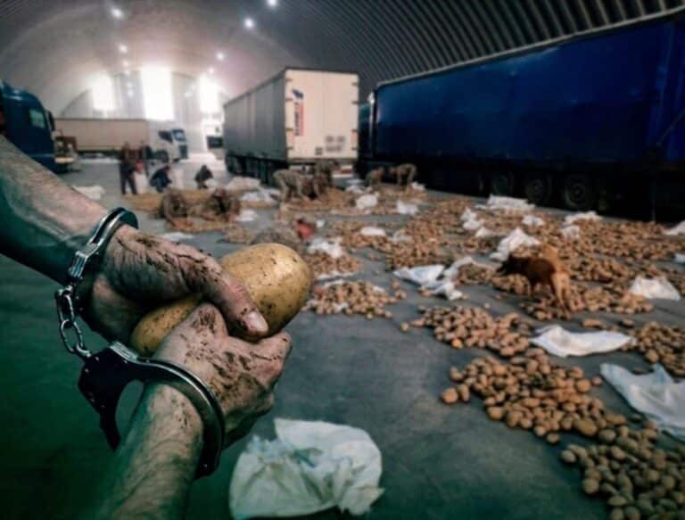 Uzbekistan Customs Seize 72kg of Hashish Hidden in Fake Potatoes