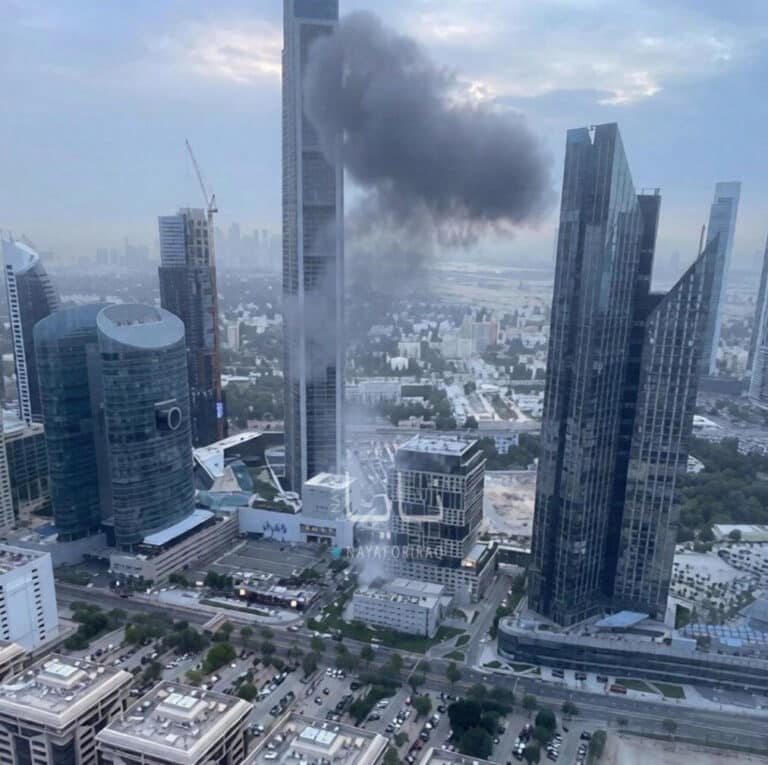 Iran Missile Strikes Hit Dubai Financial District as Regional Tensions Escalate