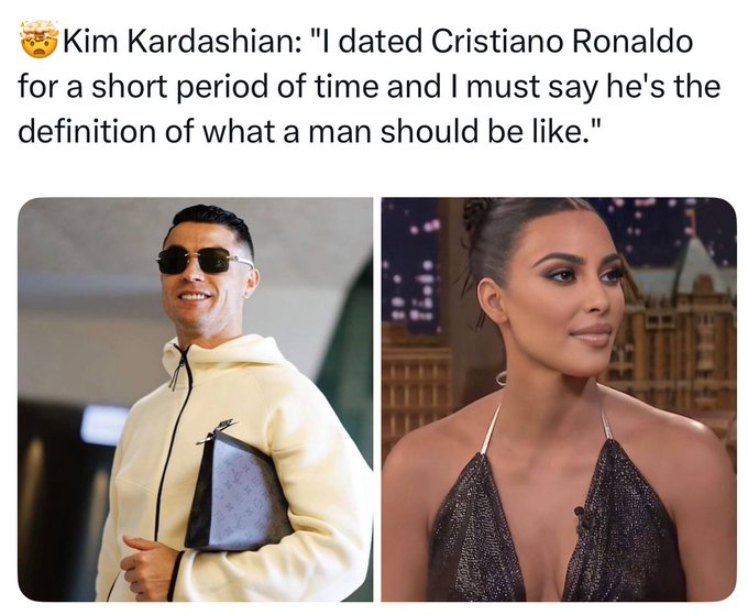 Слух о романе Ким Кардашьян и Роналду снова будоражит соцсети