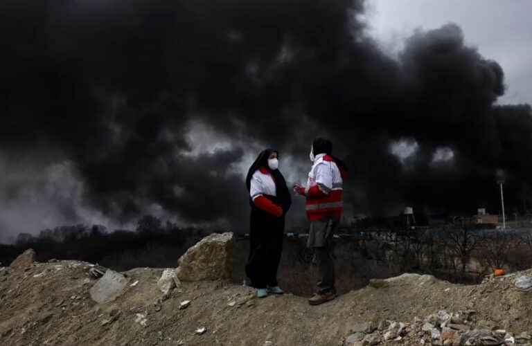 Toxic Pollution From Iran Oil Fires Drifts Toward Central and South Asia