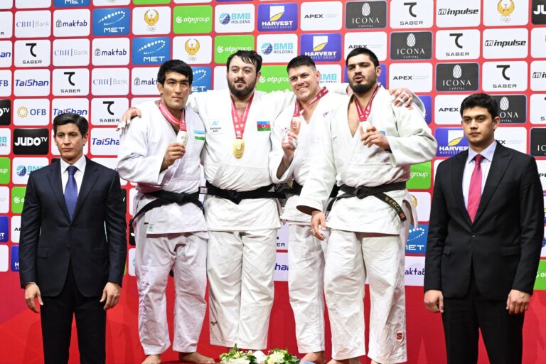 Эрназар Сарсенбаев, Алишер Юсупов и Умида Нигматова — призеры «Большого шлема» в Ташкенте