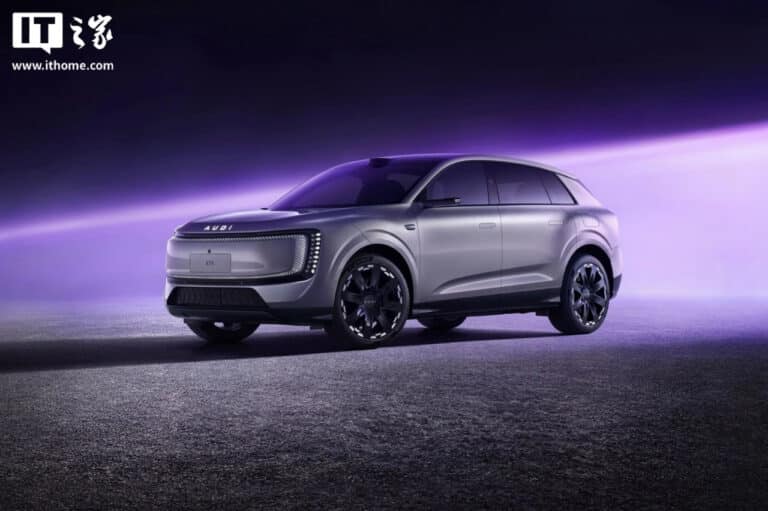 Audi E7X yorqin dizayn va katta quvvat bilan taqdim etildi