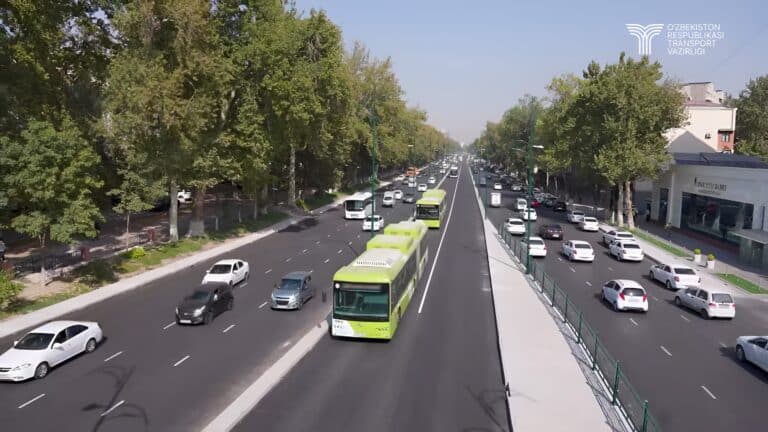 Трасса скоростных автобусов за $119,6 млн соединит Ташкент и Нурафшан