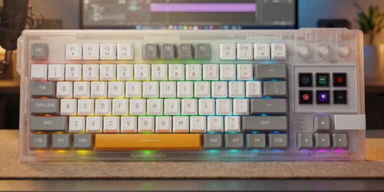 6 ta ekranli tugmaga ega noyob klaviatura taqdim etildi — narxi 109 dollar