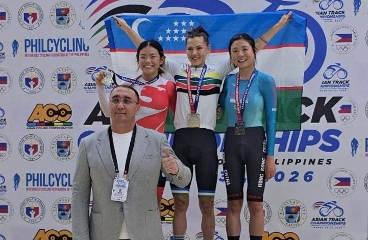 Узбекистан завоевал еще четыре медали на чемпионате Азии по велотреку