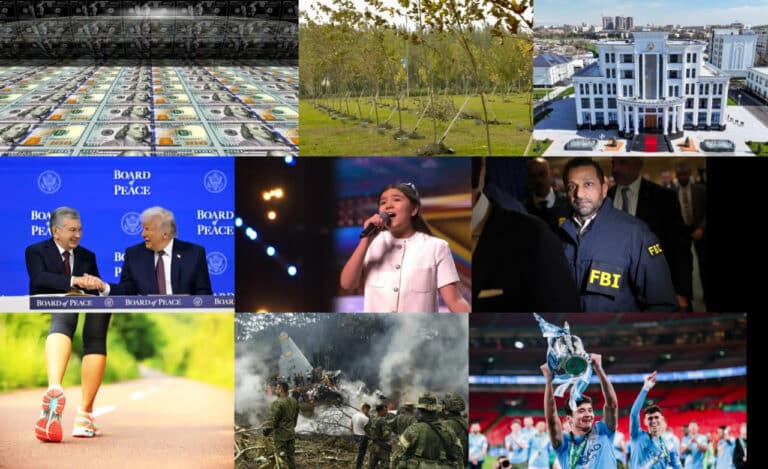 Husanovning ilk sovrini, 100 dollarda Tramp imzosi paydo bo‘ladi, Kolumbiyada yirik aviahalokat — haftaning muhim yangiliklari dayjesi