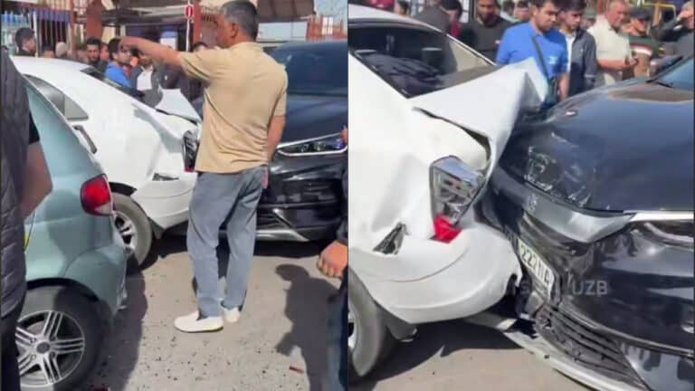 Cobalt’dan BYD’gacha: Toshkentda 8 ta avtomobil ishtirokida YTH sodir bo‘ldi