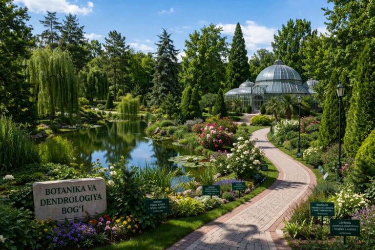 Har bir hududda botanika va dendrologiya bog‘lari tashkil qilinadi