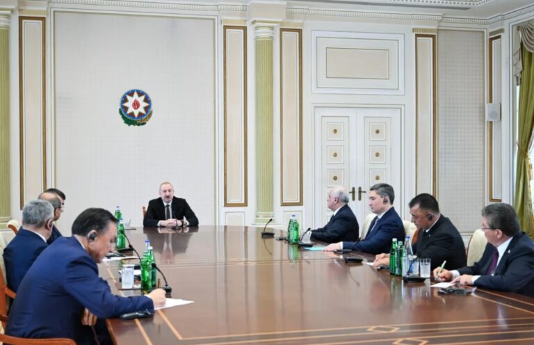 Azerbaijan’s Ilham Aliyev Highlights Turkic States’ Support in Garabagh Reconstruction