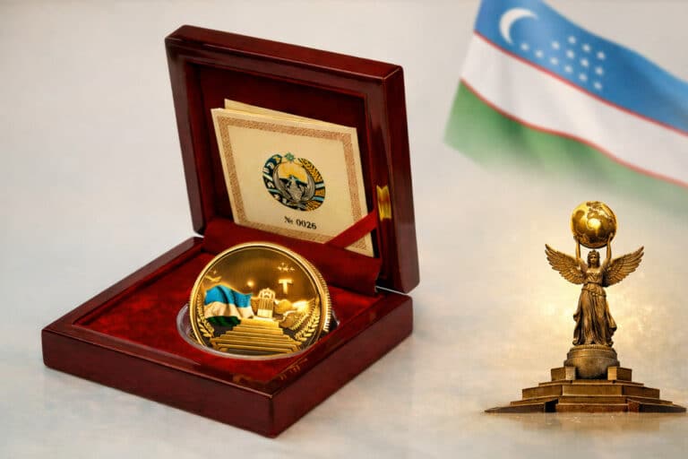 O‘zbekiston mustaqilligining 35-yilligi esdalik oltin tangasi zarb etiladi