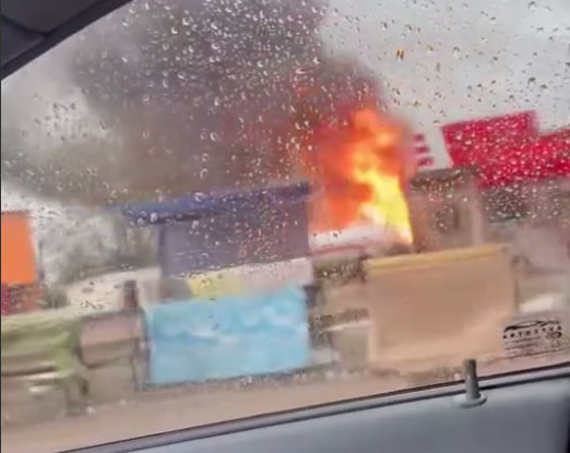 Surxondaryodagi gaz zapravkasida yong‘in chiqdi