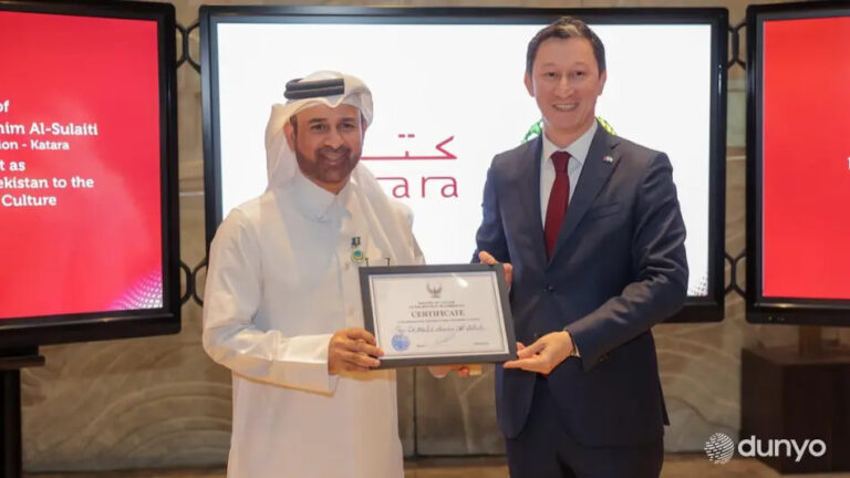 Qatarlik madaniyat vakili “O‘zbek madaniyati elchisi” unvonini oldi