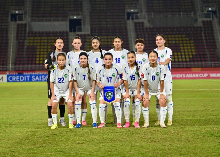 Женская сборная Узбекистана разгромила Иорданию и вышла в четвертьфинал Кубка Азии U-20