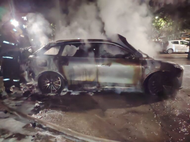 Mavsum boshlandi: Olmazor tumanida elektromobil yondi