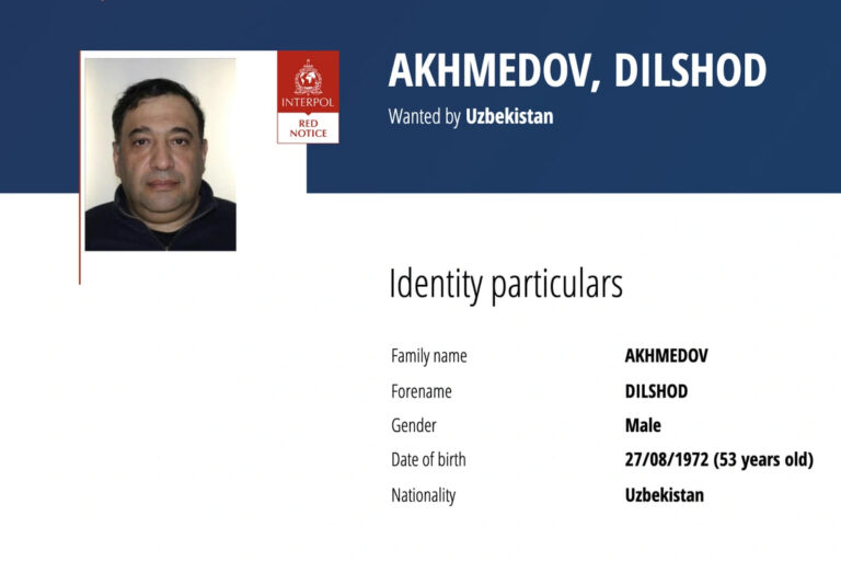 «O‘zmetkombinat»ning sobiq rahbari Dilshod Axmedov xalqaro qidiruvga berildi