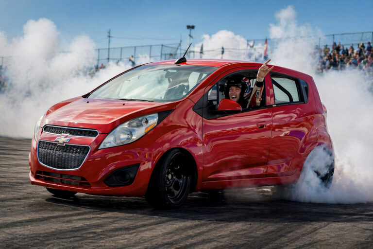 Chevrolet Spark avtomobili «raketa»ga aylantirildi