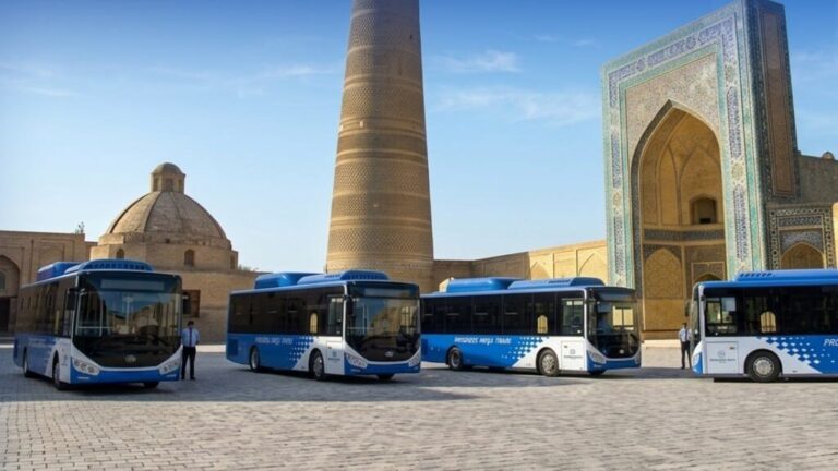 Buxoro shahriga 24 ta zamonaviy avtobus olib kelindi