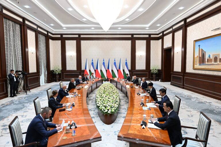 O‘zbekiston va Chexiya o‘rtasidagi savdo hajmi 1 mlrd dollarga yetkaziladi