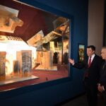 Prezident Temuriylar tarixi davlat muzeyining yangilangan binosi bilan tanishdi / Foto: Prezident.uz