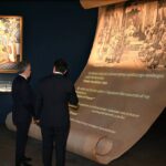 Prezident Temuriylar tarixi davlat muzeyining yangilangan binosi bilan tanishdi / Foto: Prezident.uz