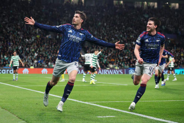 YChL: «Arsenal» so‘nggi daqiqadagi gol evaziga «Sporting»dan ustidan keldi