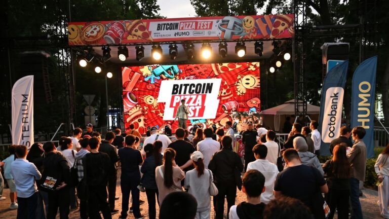 Более 17 тыс. гостей и первая криптокарта Asterium x HUMO: как прошел Bitcoin Pizza Fest в центре Ташкента