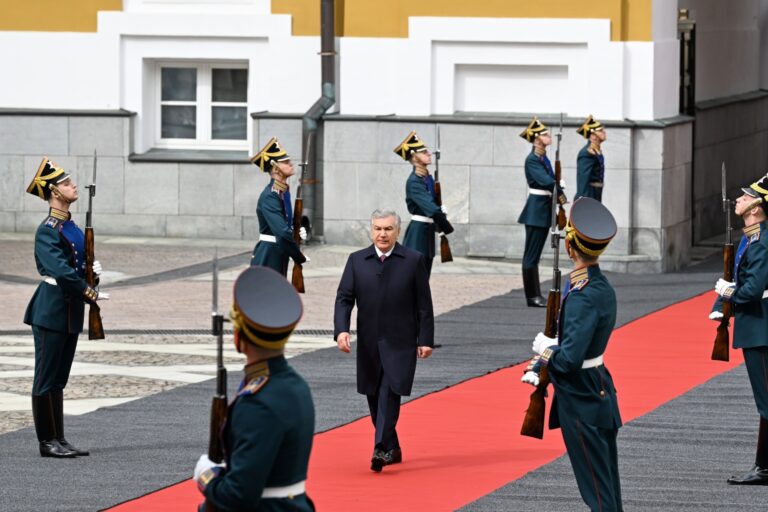 Uzbekistan's President Attends 81st Victory Day Commemorations in Moscow