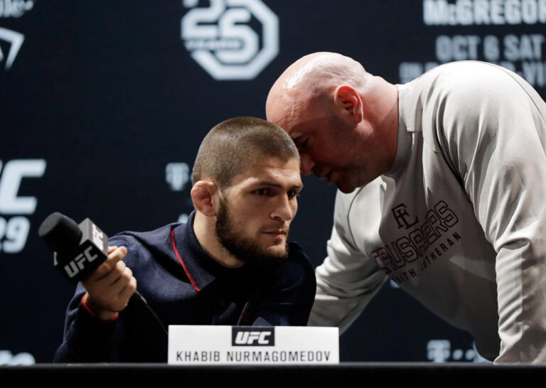 Khabib Nurmagomedov Calls Dana White’s Comeback Claim “an Absolute Lie”