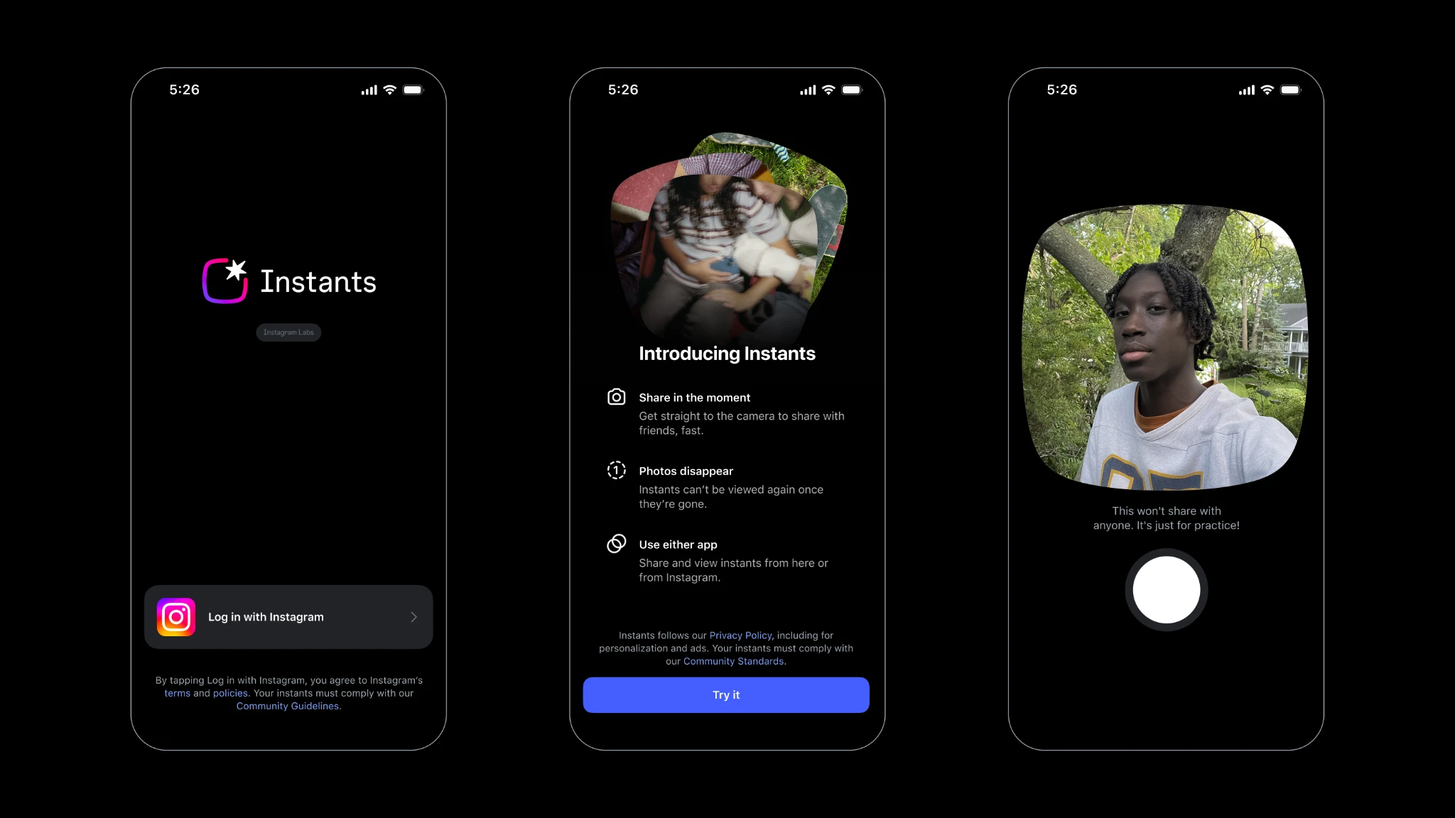 Instagram Introduces "Instants": A View-Once Photo Experience for Gen Z