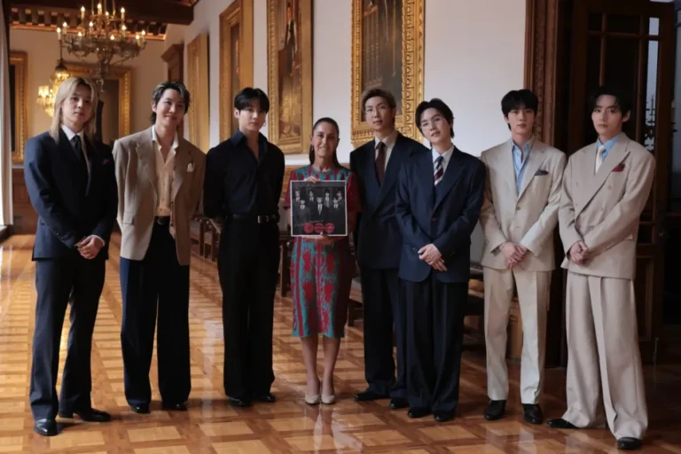 BTS Greet 50,000 Fans in Mexico City Following Meeting With President Sheinbaum