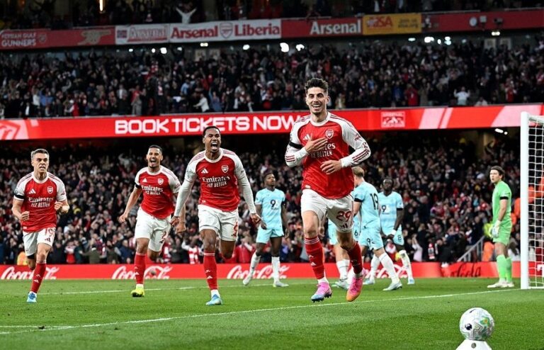 «Arsenal» Angliya chempionligiga yana bir qadam yaqinlashdi