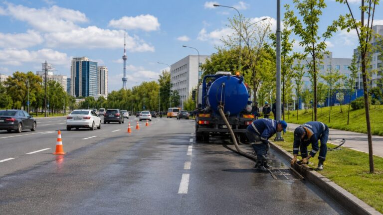 Toshkentda kuchli yomg‘ir sabab 23 ta manzilda suv to‘plandi