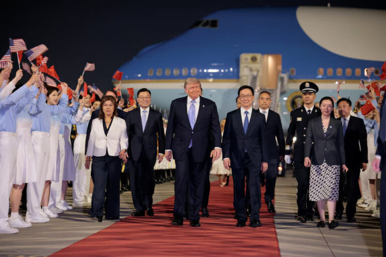 Donald Trump Touches Down in Beijing with Tech Titans to Navigate Trade and Global Conflicts