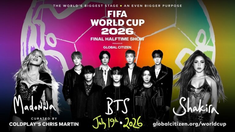Шакира, Мадонна и BTS устроят шоу в финале ЧМ-2026 по футболу