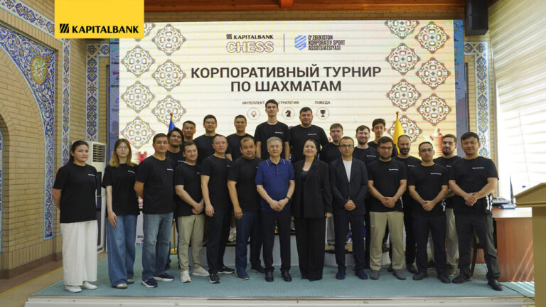 Kapitalbank shaxmat bo‘yicha korporativ turnir o‘tkazdi