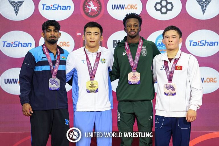 Молодые борцы Узбекистана завоевали четыре медали на чемпионате Азии