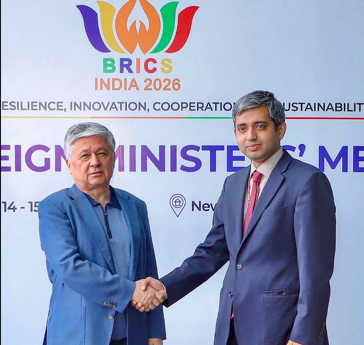 Uzbekistan Deputy Foreign Minister Arrives in New Delhi for BRICS Meeting