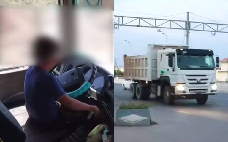 7 yoshli bola yuk mashinasini boshqargani uchun kattalarga chora ko‘rildi