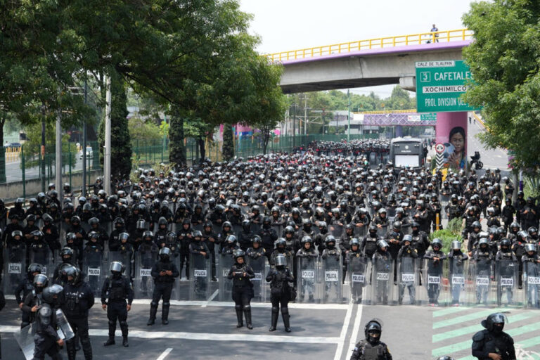 Violent Protests Overshadow Mexico’s World Cup Opener: Photos