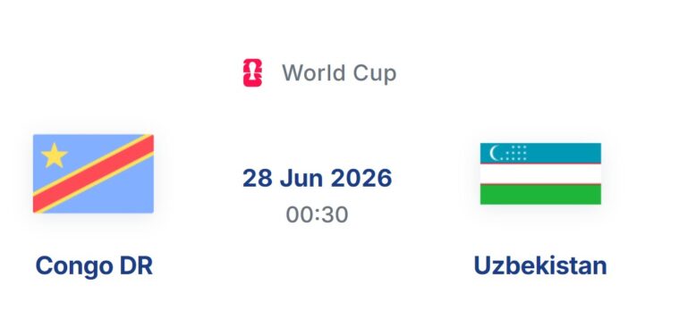 DR Congo and Uzbekistan Face High-Stakes World Cup Clash