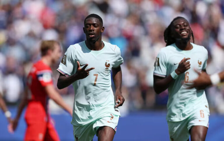 Dembelening xet-triki Fransiyaga Norvegiya ustidan g‘alaba taqdim etdi