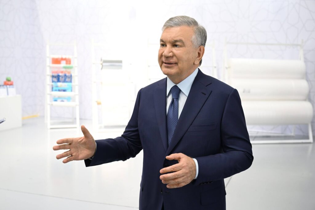 Mirziyoyev «NovoPlast TPE» korxonasi faoliyati bilan tanishdi