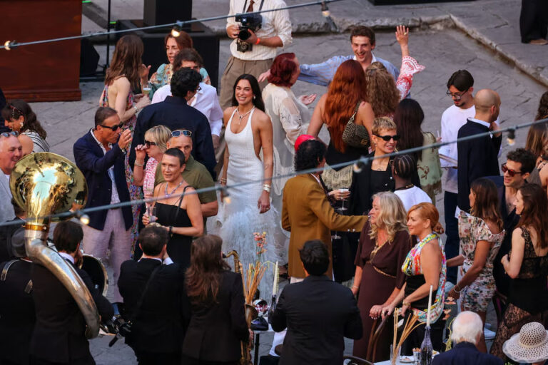 Dua Lipa and Callum Turner Touch Down in Sicily for Grand Wedding Festivities