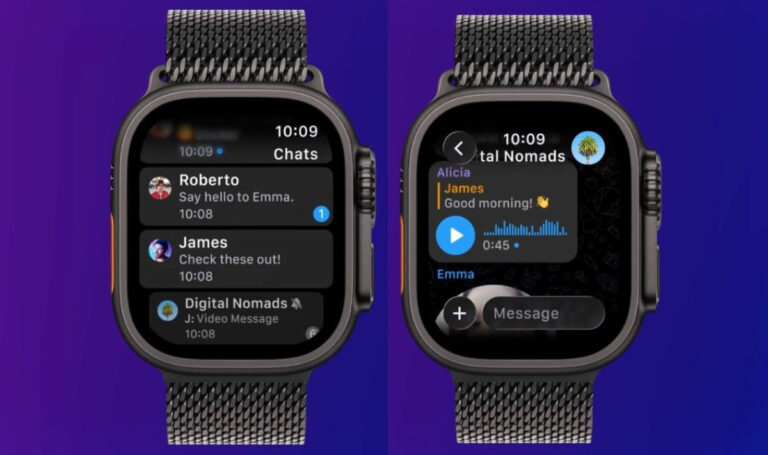 Telegram Apple Watch uchun alohida ilovani ishga tushirdi