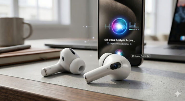 Apple kamerali AirPods ustida ishlamoqda: endi Siri atrofni “ko‘ra” oladi